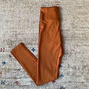 NWOT Girlfriend Collective High Waist Legging, Pumpkin Orange, Size Small